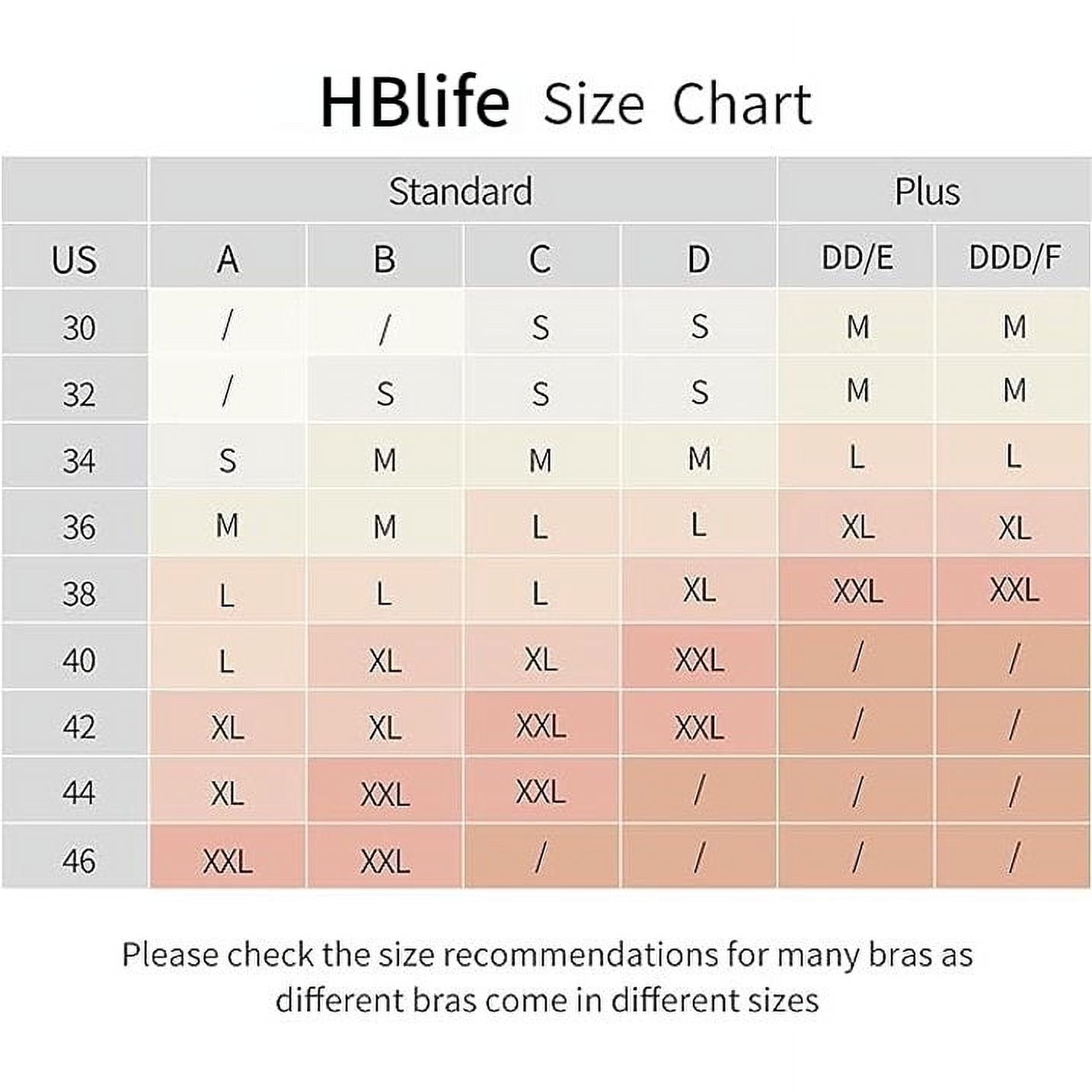 HBlife 5-Pack Women's Seamless Nursing Maternity Bras with Extra Extenders