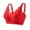 Red, variant on Womens One Shoulder Sports Bras Right Strap Workout Yoga Fitness Bras Comfortable Push up High Support Crop Tops (44, Red)