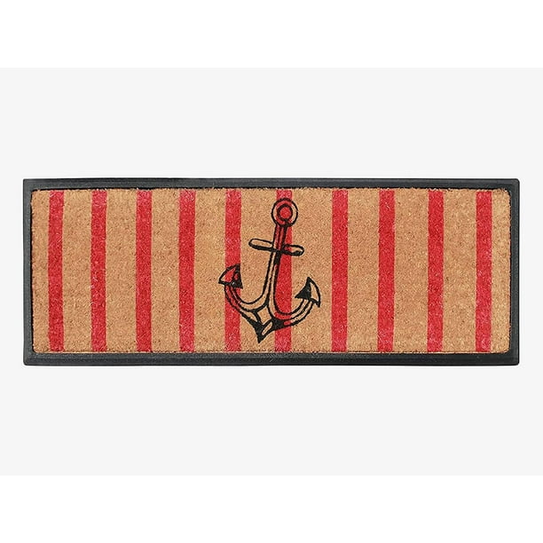 Natural Coir and Rubber Large Door Mat, Thick Durable Doormats for