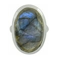 thumbnail image 5 of YoTreasure Labradorite Solid .925 Sterling Silver Cocktail Ring Jewelry, 5 of 8