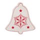 thumbnail image 2 of Colgante colgante de adorno de campana pequeña de estrella de corazón de 10 piezas GeweYeeli JR0959-14, 2 of 5