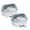 O555 Sky Blue 13.8x11.0x10.2" 2Pack, variant on 2Pcs 13.78" Plastic Dish Drainer with Lid, Countertop Kitchen Dish Rack with Drip Tray,Utensil Storage Sky Blue Happy 2026!