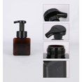 thumbnail image 2 of Foamer Pump Bottles 8oz, Empty Plastic Refillable Foaming Bottle Container for Shower Gel Hand Soap Disperser- Brown, 250ml, 2 of 6