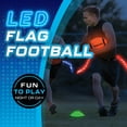 thumbnail image 2 of LED Flag Football, Light-Up Outdoor Sports Game, for All Ages, by MinnARK, 2 of 5
