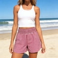 thumbnail image 5 of Tumotour Summer Board Shorts for Women's Outdoor Work Shorts Jogging Walkshort Plaid Pajama Bottoms Shorts with Pocket, 5 of 10