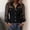 Black, variant on Womens Tops Long Sleeve V Neck Nylon,Spandex Shirt Trendy Blouses Dressy Casual Vacation Clothes Light Blue,S