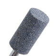 thumbnail image 3 of Cabeza de Rectificado Cilíndrica de Alúmina Montada 1/4" Vástago 0.63" Diámetro 10 Paquete para Herramienta Rotativa, 3 of 6