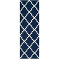thumbnail image 4 of Safavieh Dhurries Navy/Ivory Area Rug, 4 of 7