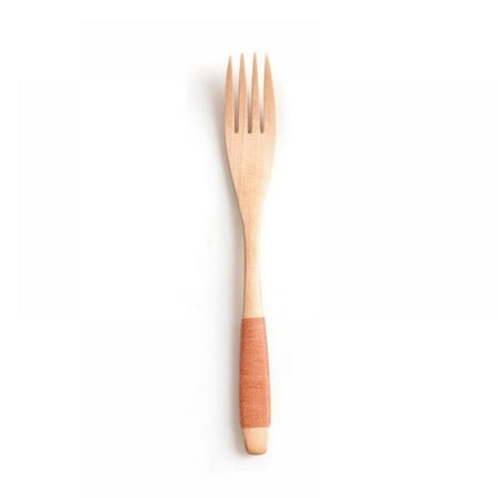 

GOODLY Natural Wooden Spoon & Fork Dinner Kit Rice Soups Utensil Cereal Handmade Home Tableware Dinnerware Cutlery For Kicthen