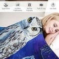 thumbnail image 3 of Orinice Owl Gifts for Women,Owl Blanket,Owl Gifts for Owl Lovers,Owl Throw Blanket for Couch Sofa Bed Living Dorm Room Home Decor 50X60inch Just a Girl Who Loves Owls Blanket 40x50in, 3 of 6