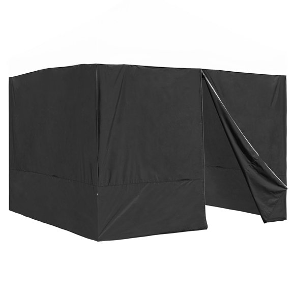 InstaHibit 4 Pack Side Wall for 10x10 Ft EZ Pop Up Canopy Tent UV50  Zipper Deck