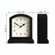 thumbnail image 3 of JONES CLOCKS Reloj de repisa de taberna | Diseño superior de arco moderno | Negro | Estilo clásico contemporáneo para mesa de escritorio o mesita de noche., 3 of 6