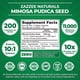 thumbnail image 2 of Zazzee Naturals Mimosa Pudica Seed 10:1 Extract | 1,100 Mg Per Serving | 100 Servings | 200 Veggie Capsules, 2 of 2