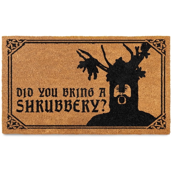MAINEVENT Did You Bring a Shrubbery Doormat 30x17 Inch, Outdoor Welcome Mat for Outside