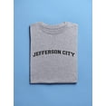 thumbnail image 3 of Jefferson City Text. Men T-Shirt, Male XX-Large, 3 of 4