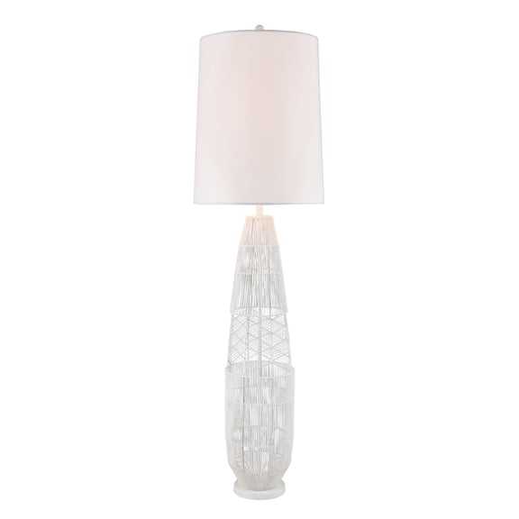 Elk Home Husk 63-inch High 1-Light Floor Lamp in White