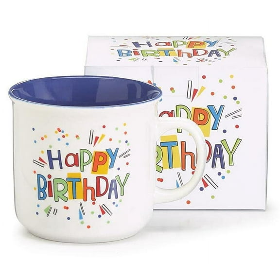 burton BURTON Happy Birthday With Confetti Coffee Mug