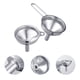 thumbnail image 4 of Embudo de acero inoxidable de 2 piezas para aceite de cocina, embudo de metal para líquidos, kit de cocina, 4 of 7