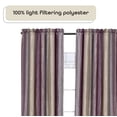 thumbnail image 3 of Cortina ACHIM Panel Ombre 127x213 cm Poliéster Berenjena, 3 of 6