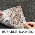 thumbnail image 6 of Orange Paisley Pattern Door Rugs,Washable Non Slip Door Mats Indoor,Decorative Door Mats,Entry Mat Indoor for Entrance,Bedroom,Kitchen,Bathroom,17"x30", 6 of 6