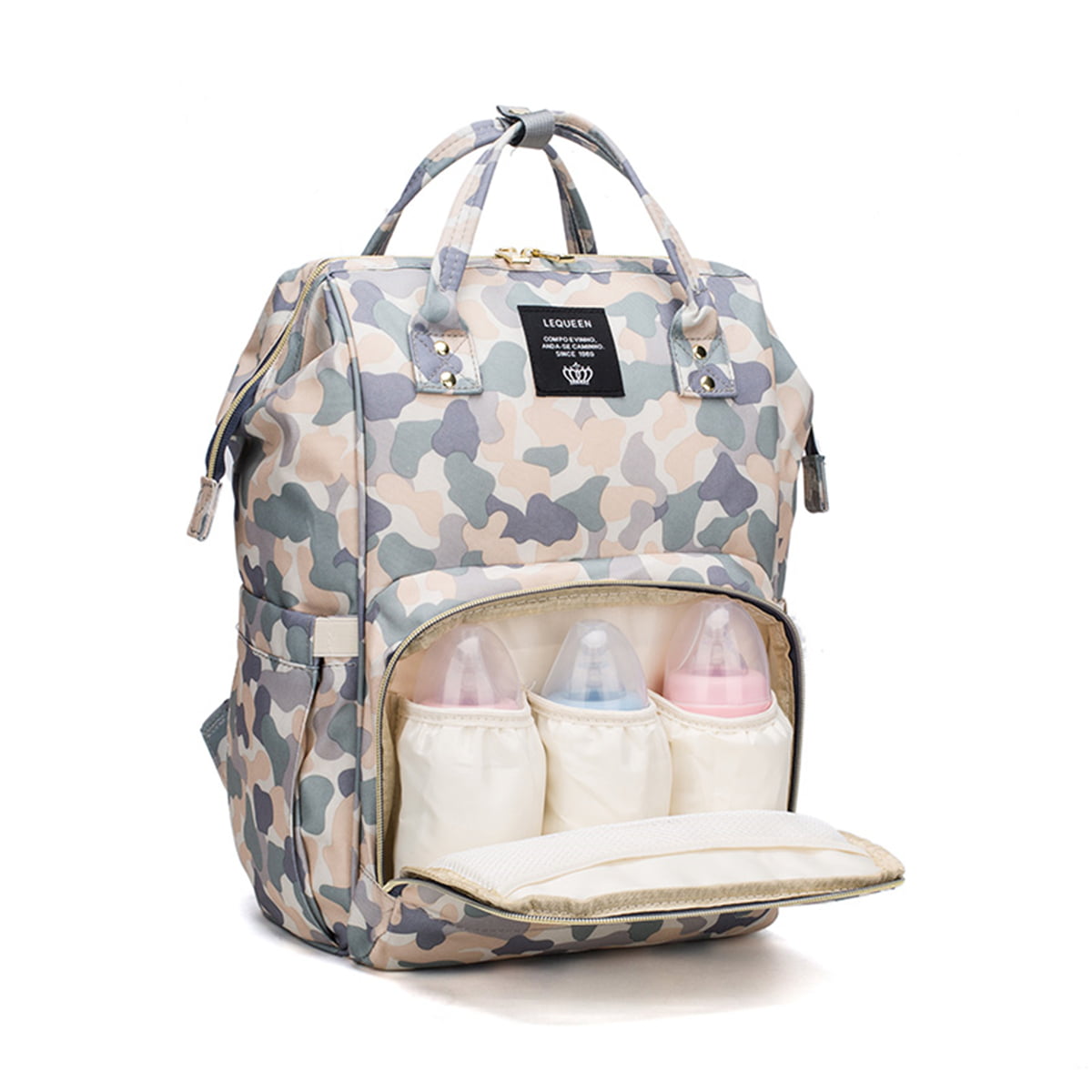 6 Colors Mummy Maternity Baby Nappy Diaper Bag Nursing Handbag Travel Backpack 12.2 x 7.09 x 17.32 inches