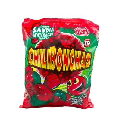 Karla Chilibonchas Sandia Watermelon Chili Candy, 1.6 lb