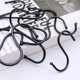 thumbnail image 4 of WEUVEB 20Ud Gancho En S De Hierro Negro Para Colgar Ropa Y Toallas En Hogar Y Resistente, 4 of 8