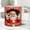 F, variant on EUDIDV Decorative Ceramic Mug Christmas Mug Inflated Snowman Mug, Santa Mug Press Puffy Design 15oz 11oz Coffe Large Ceramic Mug