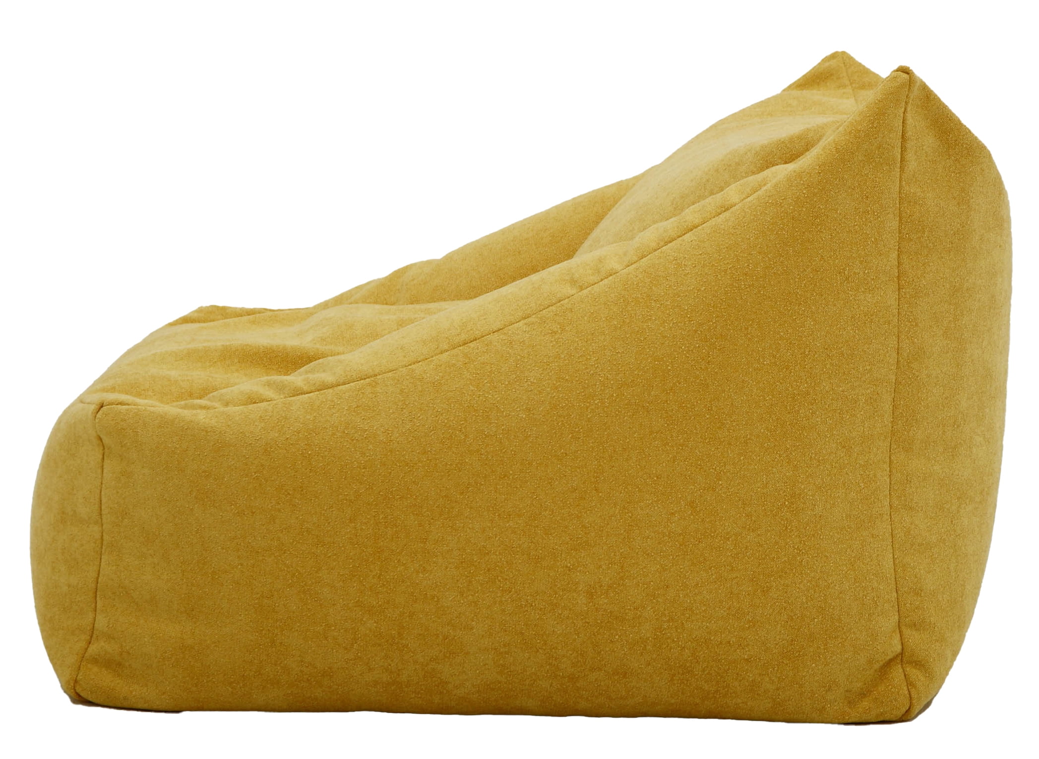 Overman USA Cooper Soft Filled Dorm Bean Bag Chair - Chloe Marigold