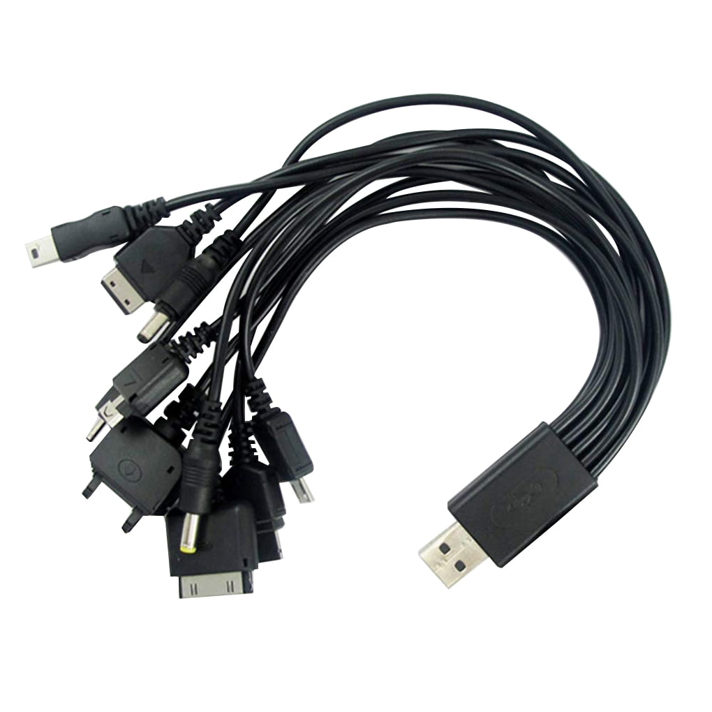 10 in 1 Universal Multifunction Charging Cable 10 Types Interface Mobile Phone Charger Cord 