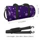 thumbnail image 2 of Fotbe Crystal Purple Snowflake Bolsa Deportiva de Lona Plegable con Estampado, Bolsa de Gimnasio con Bolsillo Seco/Húmedo, Bolsa de Viaje Ultraligera de Gran Capacidad, 2 of 6