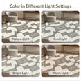thumbnail image 7 of ODIKA 8'x10' Washable Area Rug Personalized Image Text Frame Border Alfombra Diatomaceous Exact for Living Room, Under Sectional, Family , Durable, Non-Slip, 7 of 7