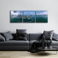 thumbnail image 3 of Epic Art 'Miami Twilight' by Epic Portfolio, Acrylic Glass Wall Art, 3 Piece Set, 72" x 24", 3 of 8
