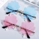 thumbnail image 3 of 2 Pcs Seashell Sunglasses Rave Sunglasses Fancy Glasses Party Glasses Disco Sunglasses For Women Girls, 3 of 4