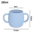 thumbnail image 2 of Silicone Preschool Cup - Baby Training Open Cup with Handle, suitable for children over 6 months old, 2 of 5
