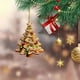 thumbnail image 2 of Colgante plano de acrílico para decoración de árbol de Navidad, taza y estantería, 2 of 7