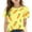 Yellow, variant on ZQUUVOU Kids Printed Casual Top Boys Girls Short Sleeve Crewneck Soft Cotton Blend Summer Tee for Kids 3-14 Years Pink