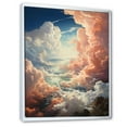 thumbnail image 2 of Designart "Majestic Pillows of the Clouds" Landscape & Nature Floater Framed Canvas Art Print, 2 of 7