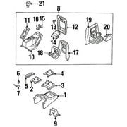 Genuine OE Honda Lid Assembly - 8-97299-158-2 Fits select: 2002 HONDA PASSPORT