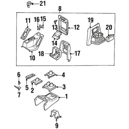 Genuine OE Honda Lid Assembly - 8-97299-158-2 Fits select: 2002 HONDA PASSPORT