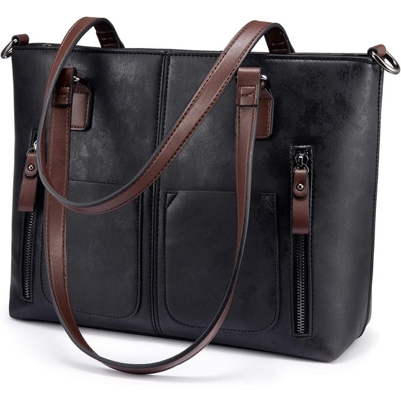 Purses Tote Bag for Women, Handbags Large Shoulder Bag, Leather Work Bags with Multi-Pockets, Designer Hobo Satchel