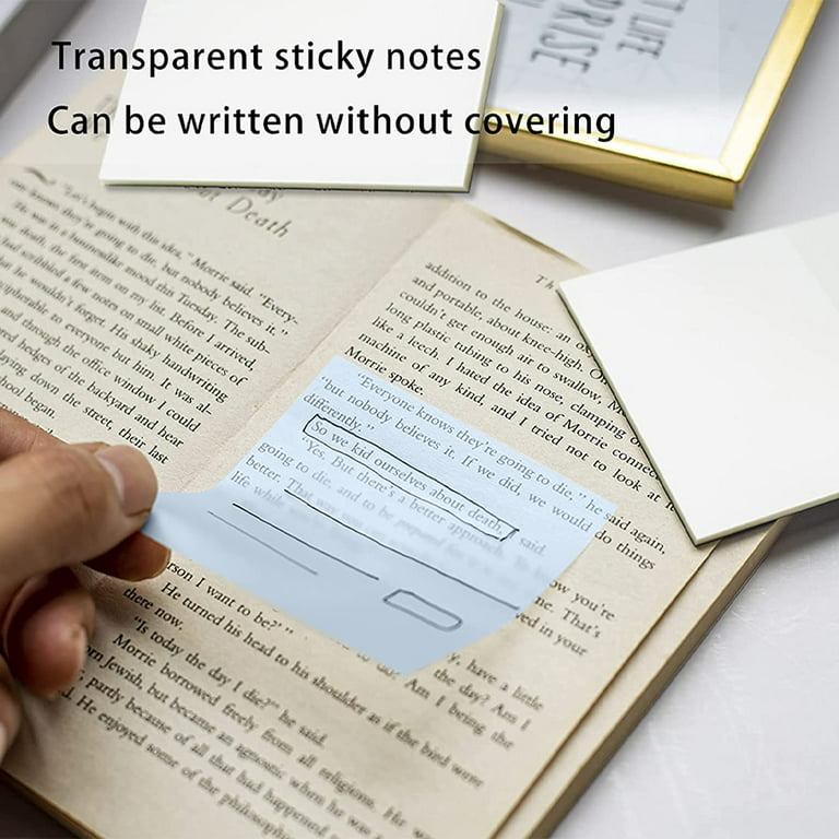 Where to buy those popular transparent sticky notes