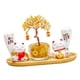 thumbnail image 2 of Figura de gato de la suerte, árbol del dinero, adorno de escritorio, decoración Feng Shui, Maneki Neko A, 2 of 9