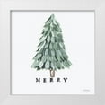 thumbnail image 3 of April Chavez 4x14 White Modern Wood Framed Wall Art Titled - Merry, 3 of 5