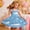 D Blue, variant on NAISIBABY Girls Flare Dress, Leopard Summer Casual Sleeveless Soft Flowy Kids Cute Swing Sundress Brown Size 10