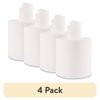 (4 pack) Boardwalk Center-Pull Commercial Roll Towels, 2-Ply, 6 Rolls, 600 Sheets per Roll, White
