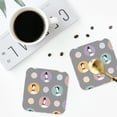 thumbnail image 4 of Naloa Cute Geese Coasters for Set of 4 - PU Leather Coasters, Coasters for Table Cup Tea Coffee Beer, Decorative for Kitchen Homedecor (Round), 4 of 6