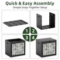 thumbnail image 4 of MINDYES 35 Gallon Deck Box, Outdoor Patio Storage Box for Cushions & Tools, Botanical Sketch, 4 of 8