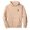 Khaki*, variant on RUTAYY Men's Hoodie Long Sleeve Drawstring Front Pocket Small Cross Graphic Print Pullover Sweatshirt Red