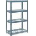 thumbnail image 2 of Global Industrial Extra Heavy Duty Shelving 36"W x 24"D x 72"H With 4 Shelves, Wire Deck, Gry, 2 of 3